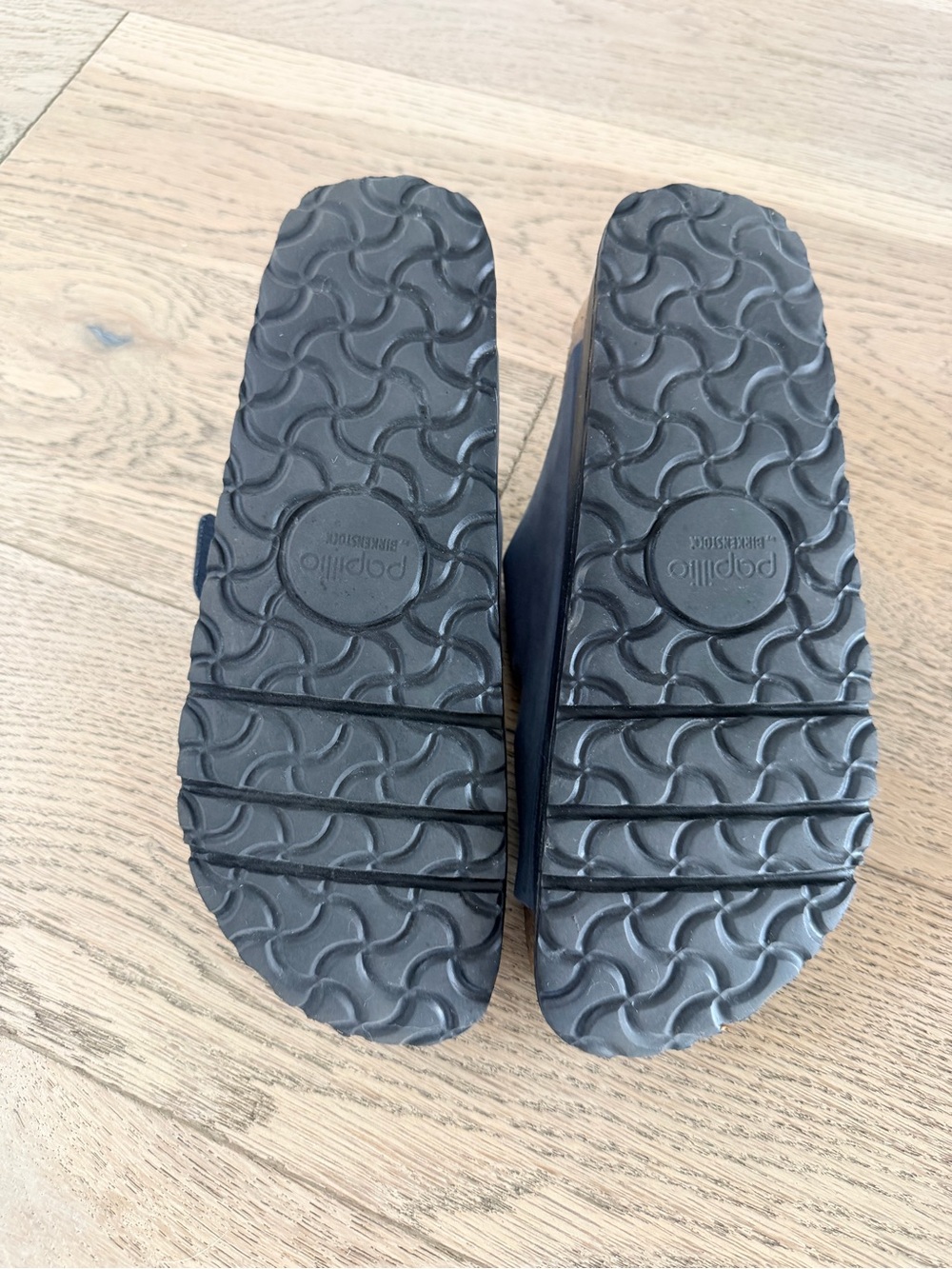 Birkenstock Papillio Arizona Platform Sandal Stone Blue 37/6.5 - Picture 3 of 4